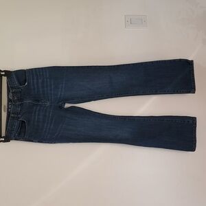 Children's Place Semi Bootcut Jeans Size 14 Slim in Blue Distressed Design